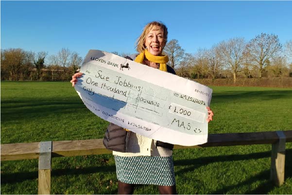 £1000 make a smile lottery winner sue